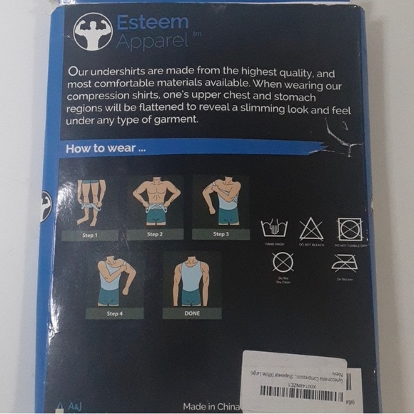 ๐คฉ Sz L Chest Compression Shirt - Esteem Apparel - Picture 2 of 4
